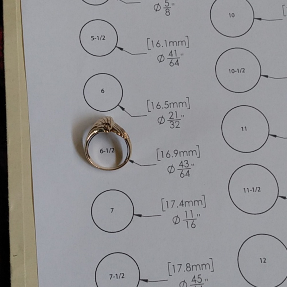 10k yellow gold Michael Anthony ring - Picture 3 of 4